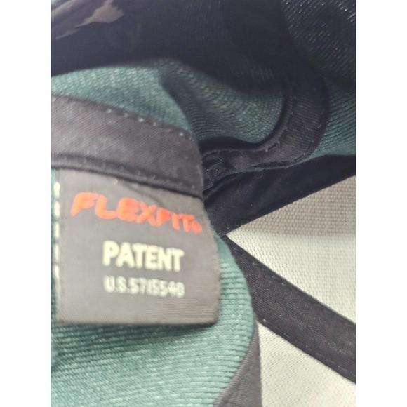 Volcom Full Stone Hthr Flexfit Cap -Green Flex-fit Size S-M Kid Youth - Picture 6 of 7